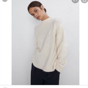 Zara oversized knit sweater